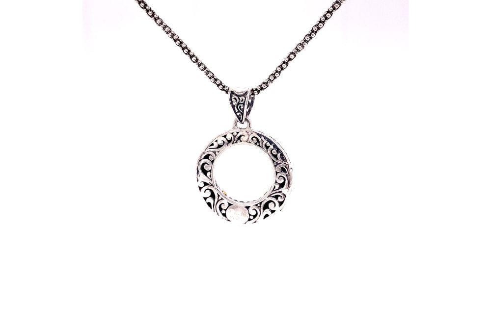 Ubud Pendant- Black Spinel
