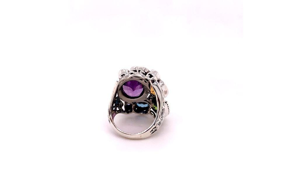 Madeira Ring- Multi Gemstones
