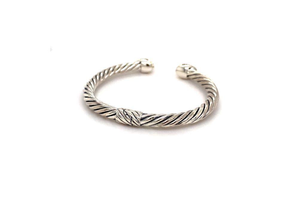 Pave Diamond Cable Bangle