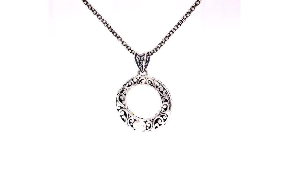 Ubud Pendant- Black Spinel