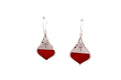 Ornate Earrings- Coral