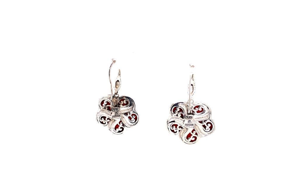 Sumba Earrings- Coral