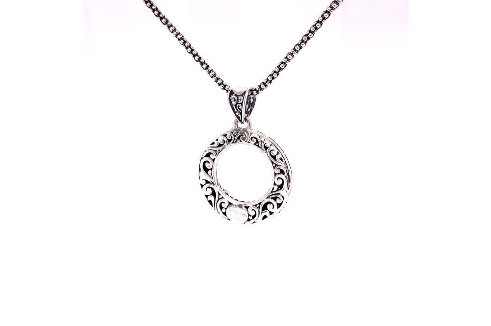 Ubud Pendant- Black Spinel