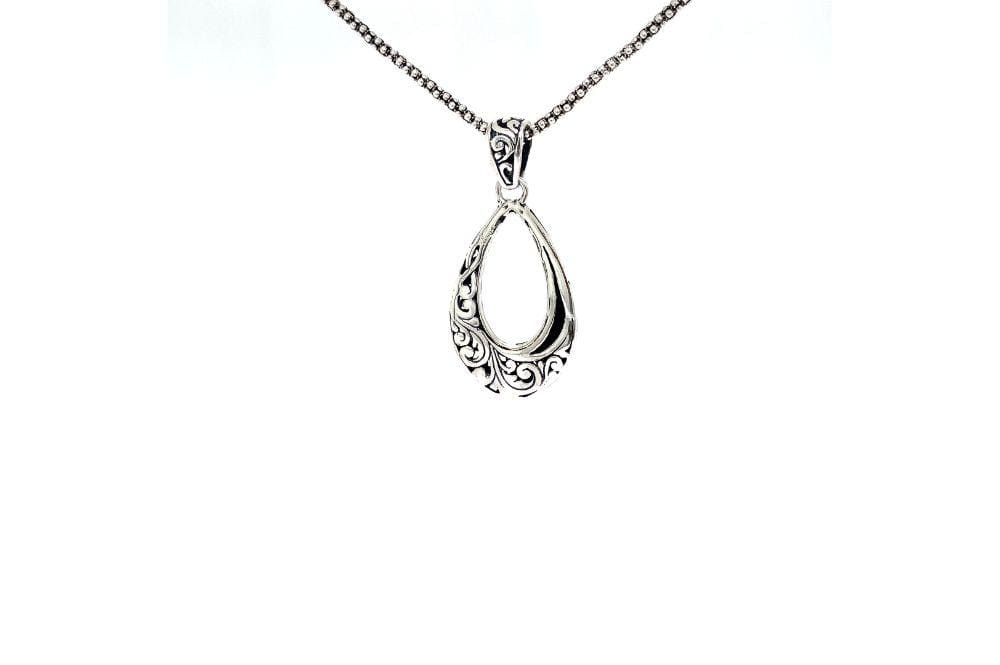 Embrace Pendant- Black Shell