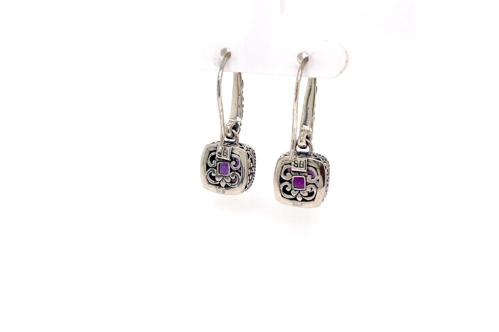 Honesty Earrings- Amethyst