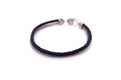 Latitude Bracelet- Black Leather
