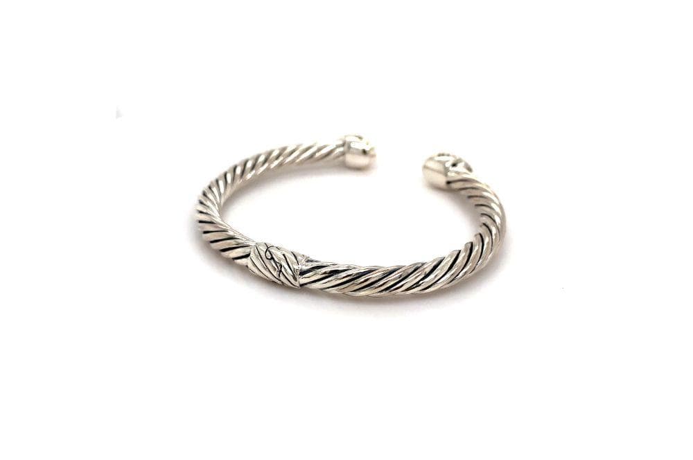 Pave Diamond Cable Bangle