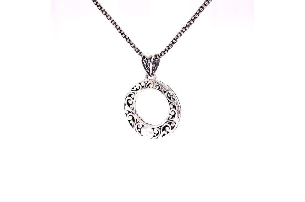 Ubud Pendant- Black Spinel