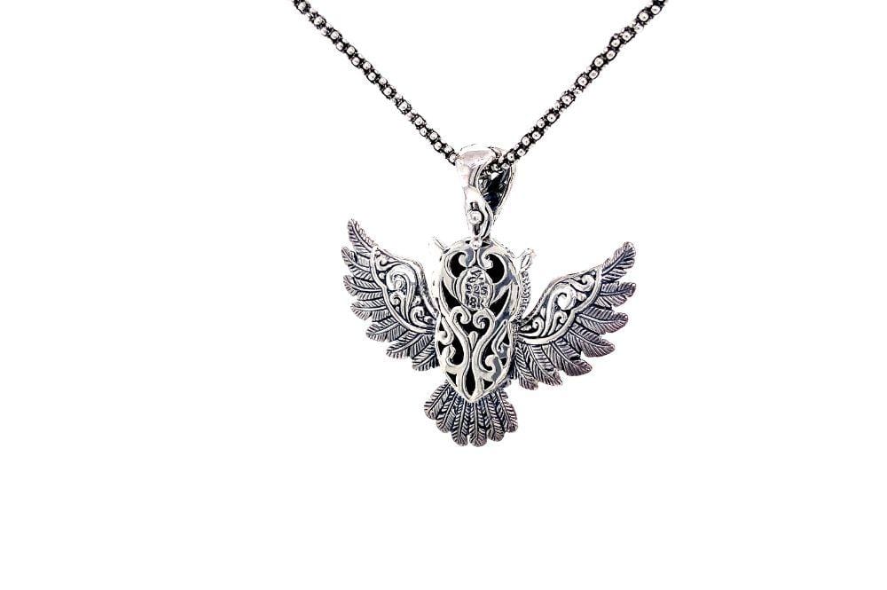 Owl Pendant- Amethyst