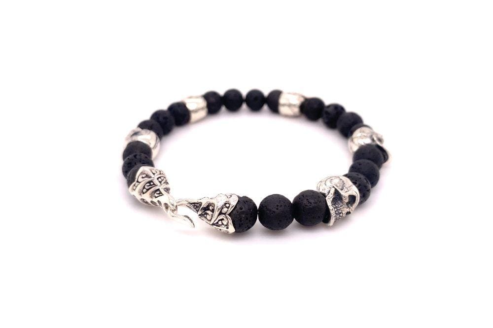 Skulls And Lava Bracelet