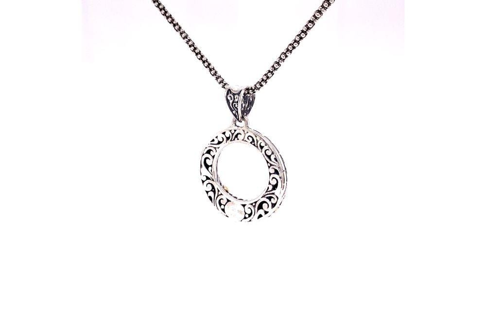Ubud Pendant- Black Spinel