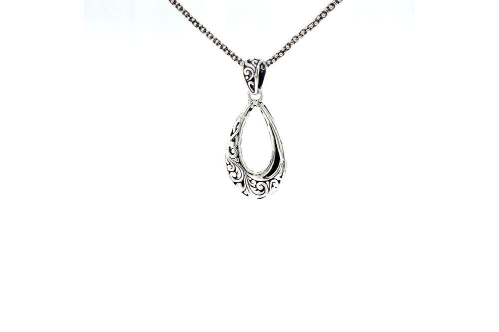 Embrace Pendant- Black Shell