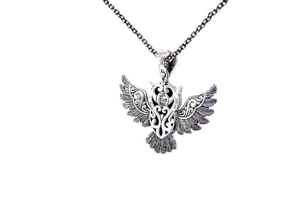 Owl Pendant- Amethyst