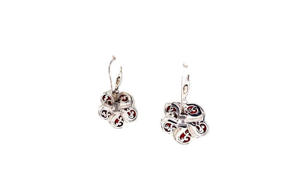 Sumba Earrings- Coral