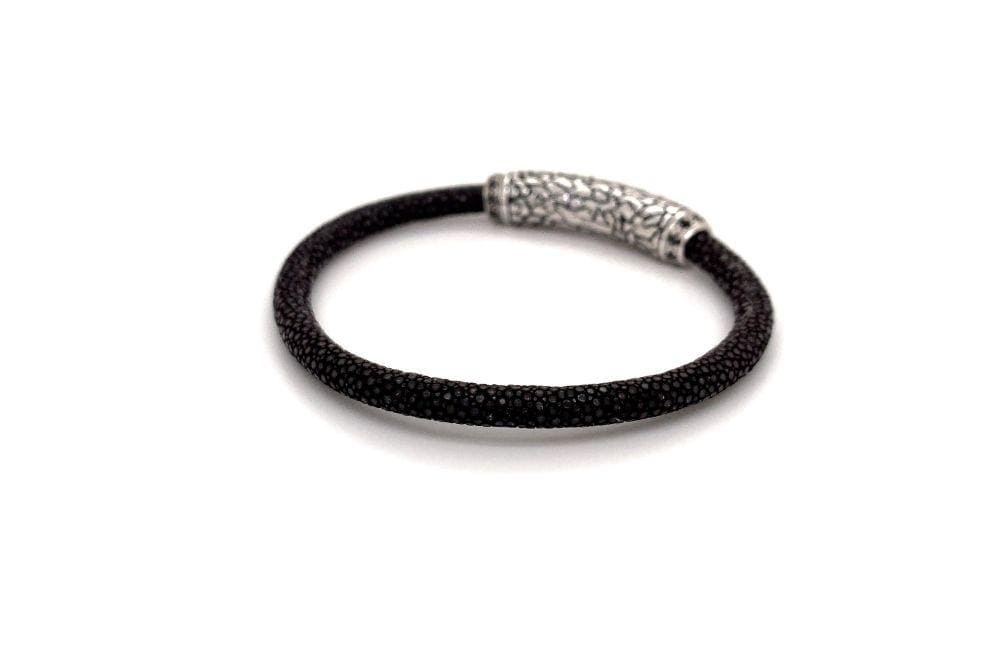 Stingray Leather Bracelet- Brown