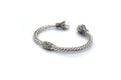Bali Twist Bangle- White Pearl
