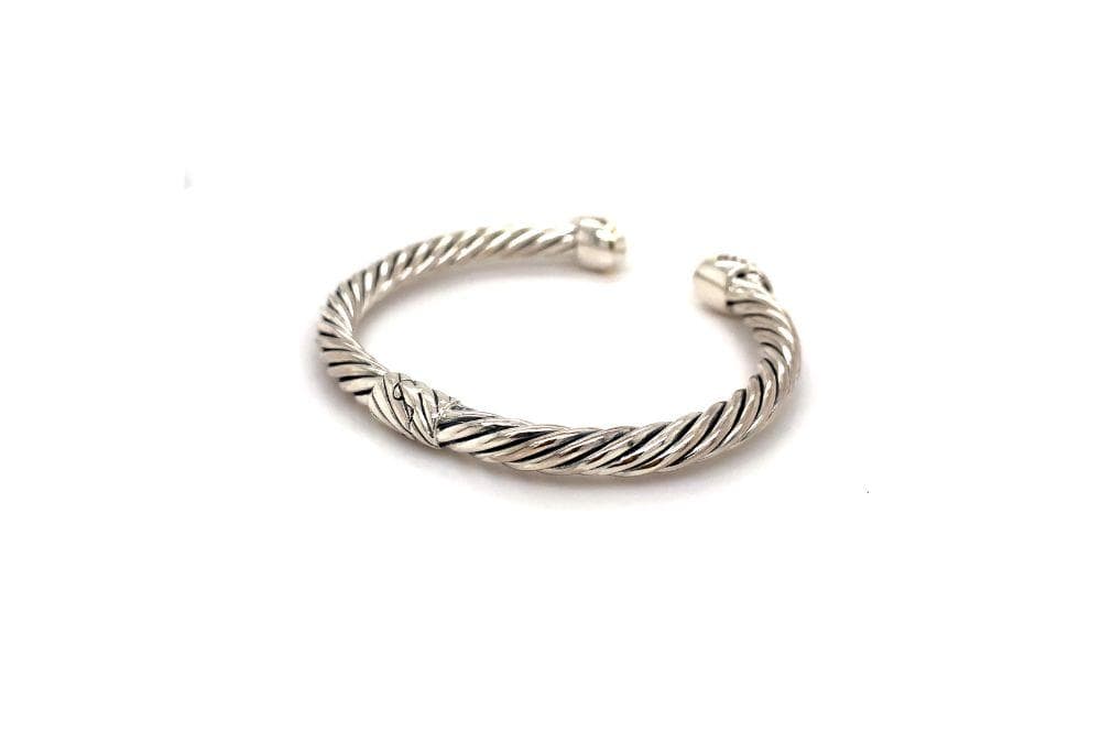 Pave Diamond Cable Bangle