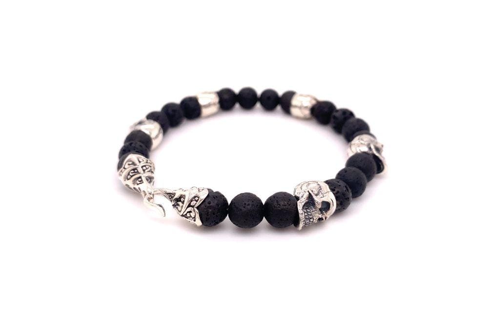 Skulls And Lava Bracelet