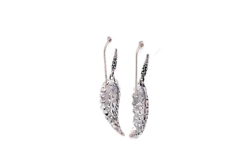 Pecan Leaf Earrings