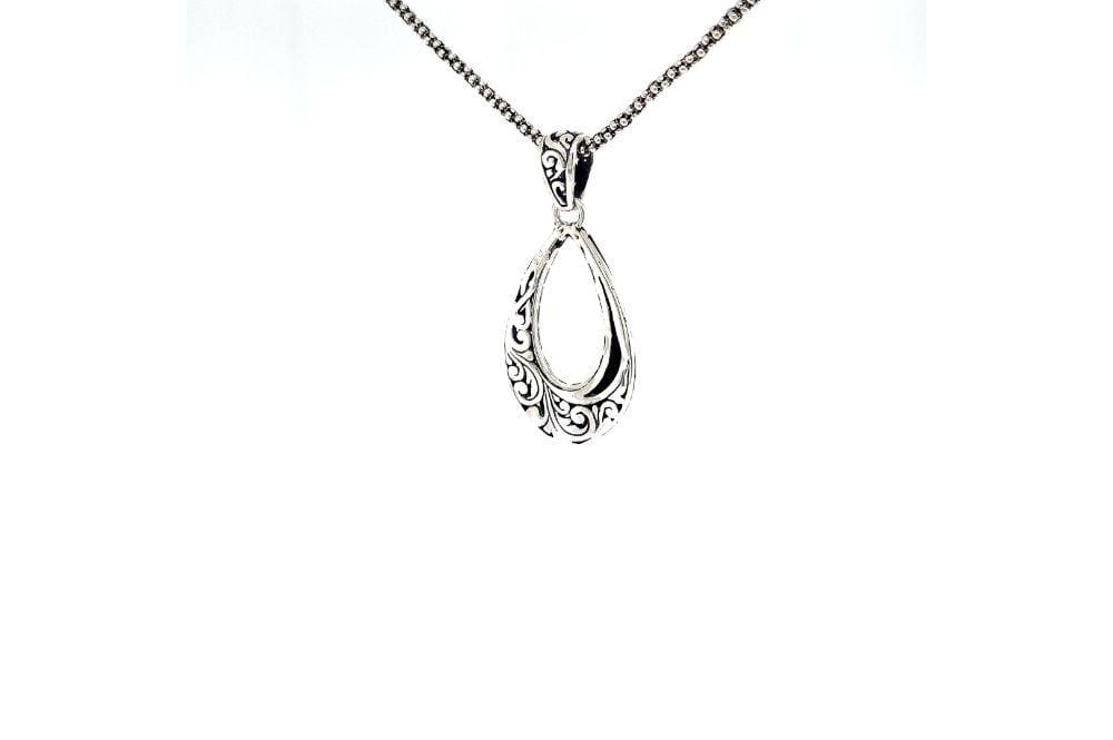 Embrace Pendant- Black Shell