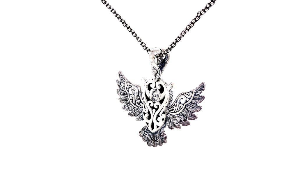 Owl Pendant- Amethyst