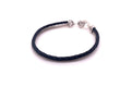 Latitude Bracelet- Black Leather