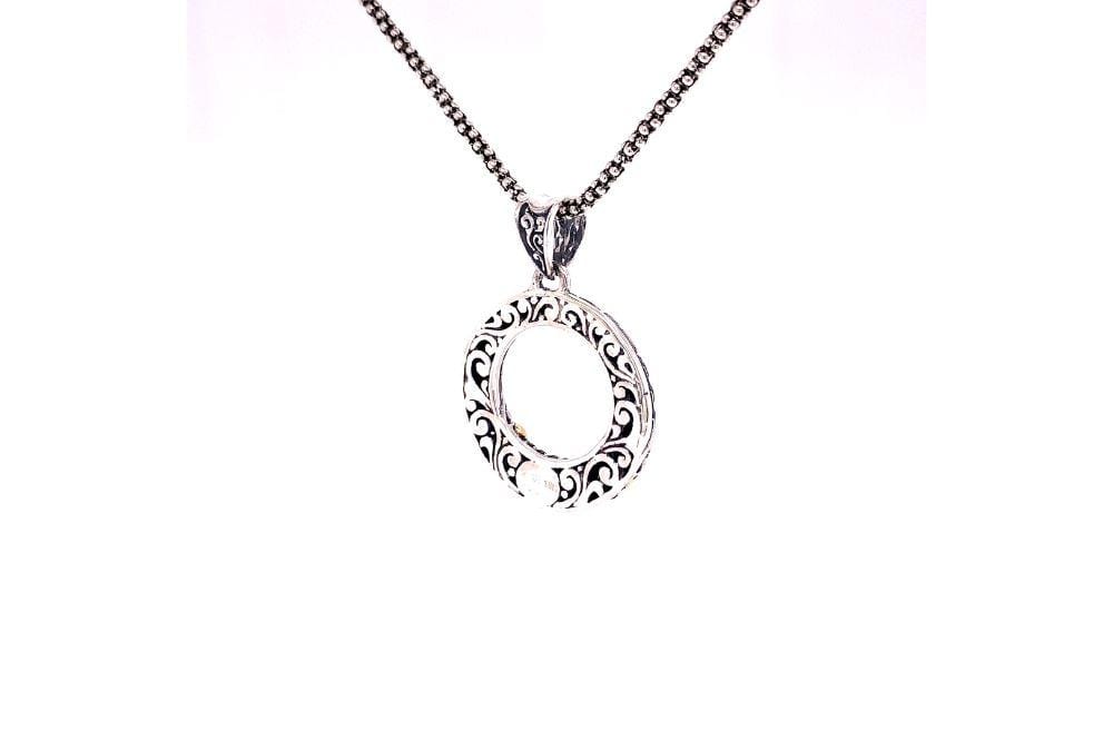 Ubud Pendant- Black Spinel
