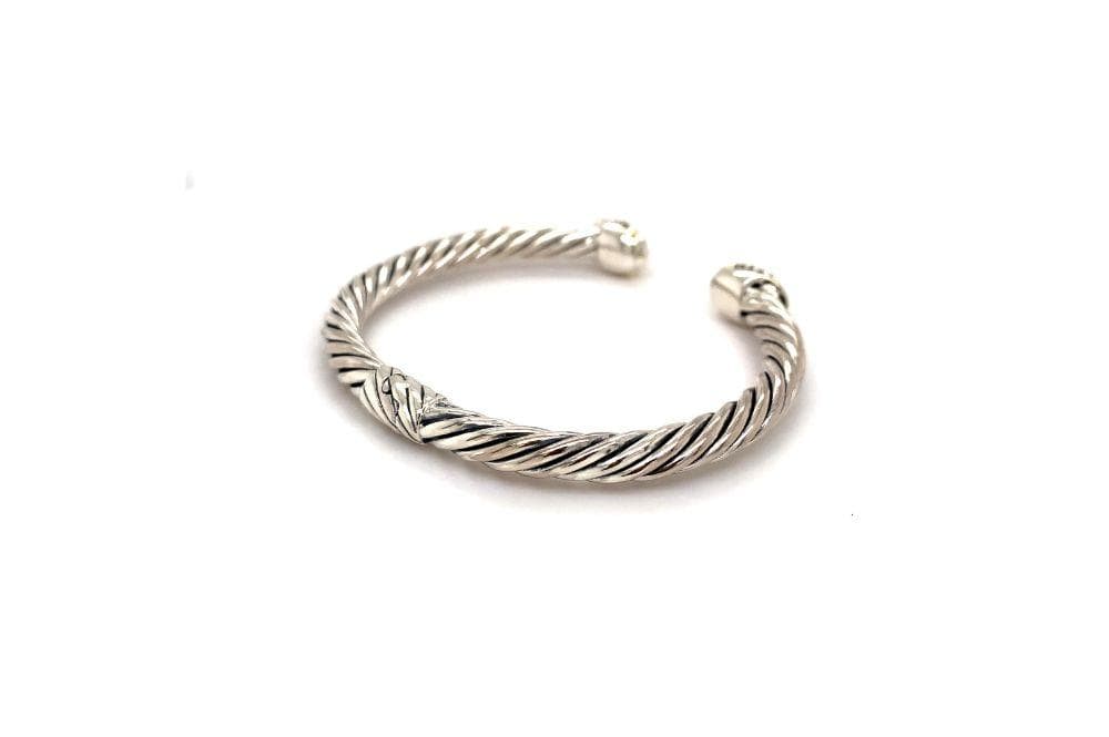 Pave Diamond Cable Bangle