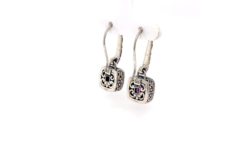 Honesty Earrings- Amethyst