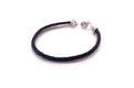 Latitude Bracelet- Black Leather