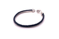 Latitude Bracelet- Black Leather