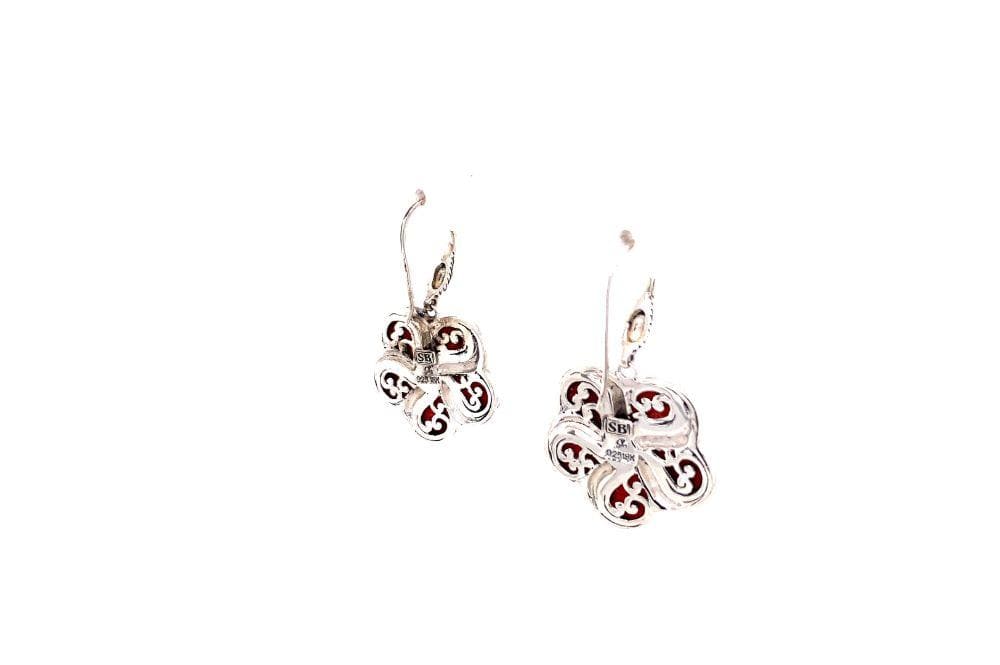 Sumba Earrings- Coral