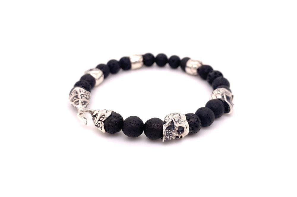 Skulls And Lava Bracelet