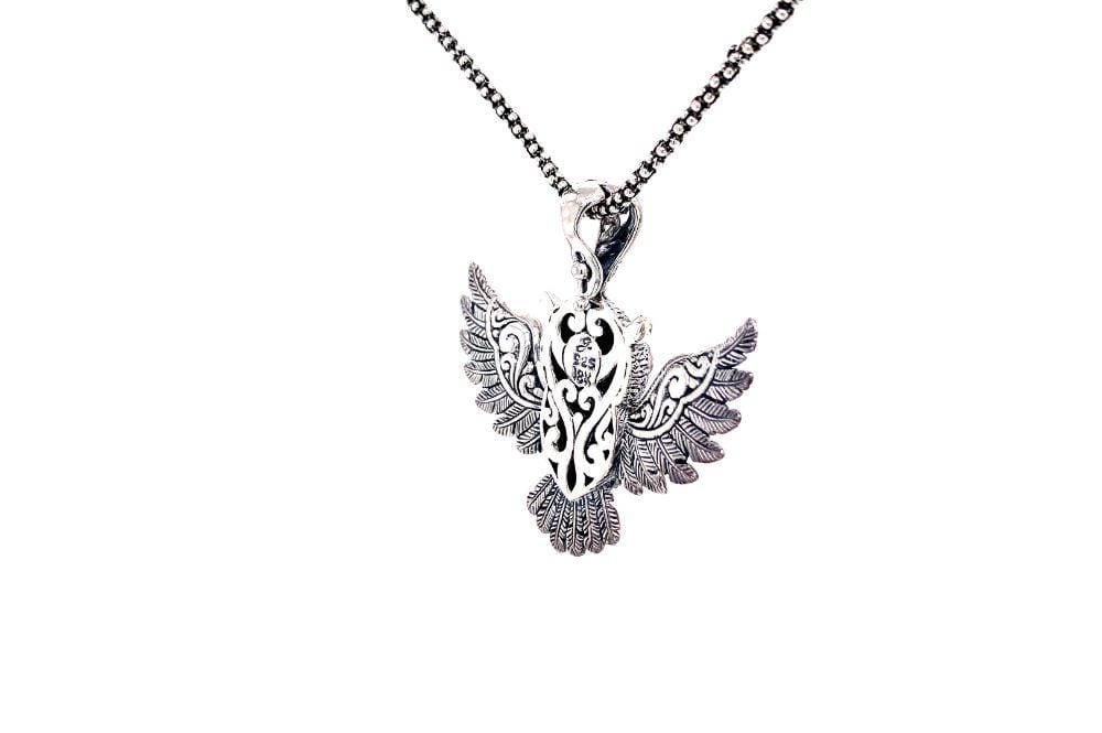 Owl Pendant- Amethyst