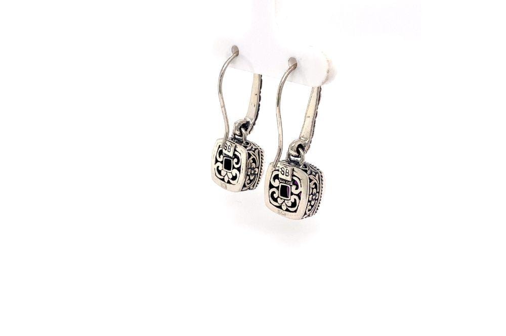Honesty Earrings- Amethyst