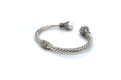 Bali Twist Bangle- White Pearl