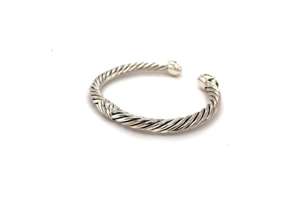 Pave Diamond Cable Bangle