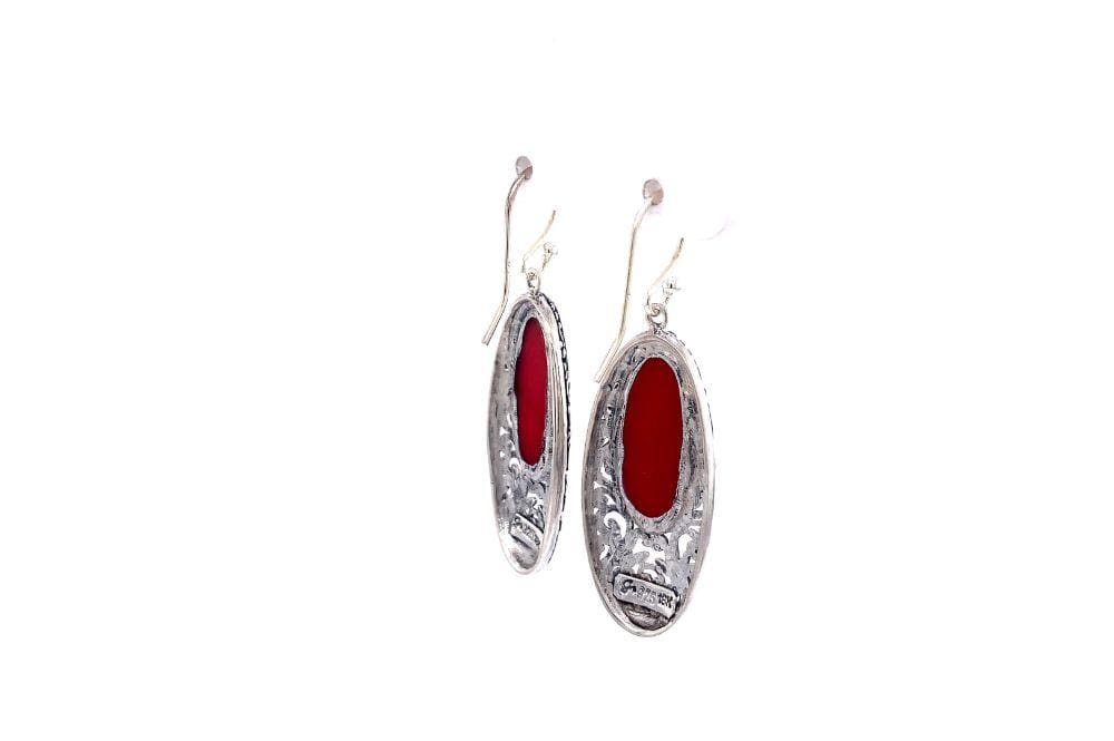 Bliss Earrings- Coral