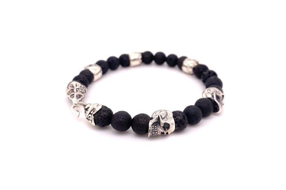 Skulls And Lava Bracelet