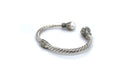 Bali Twist Bangle- White Pearl