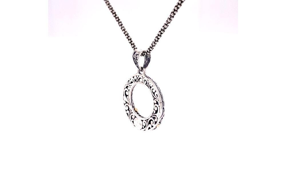 Ubud Pendant- Black Spinel