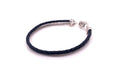 Latitude Bracelet- Black Leather