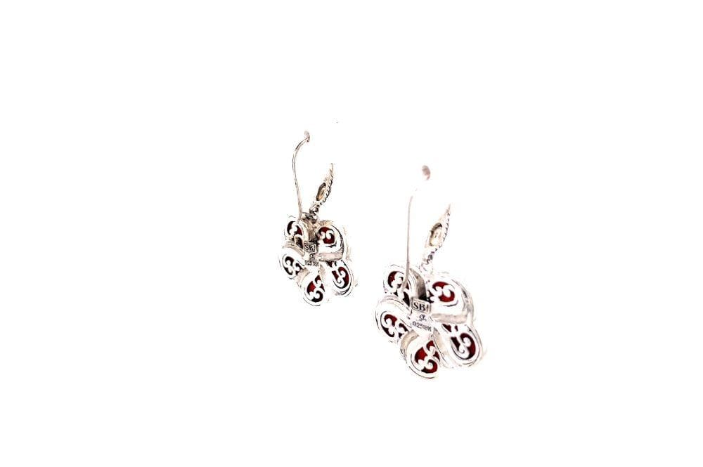 Sumba Earrings- Coral