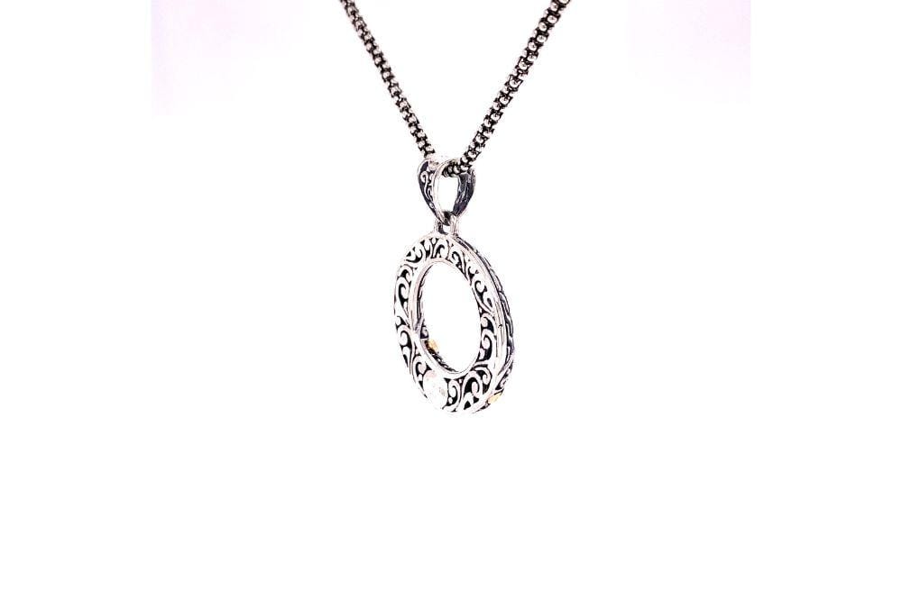 Ubud Pendant- Black Spinel