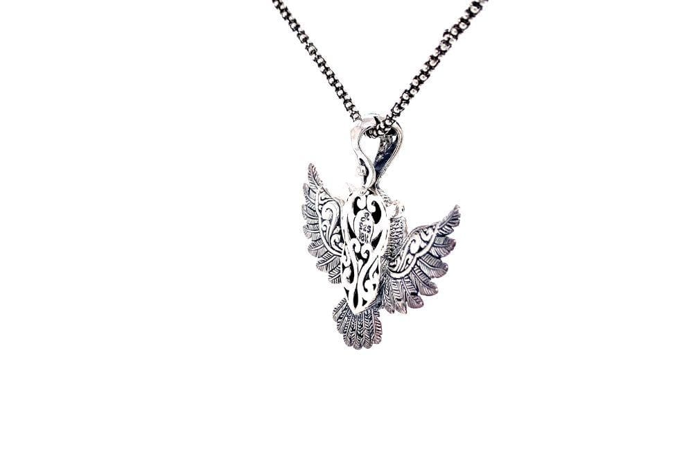 Owl Pendant- Amethyst
