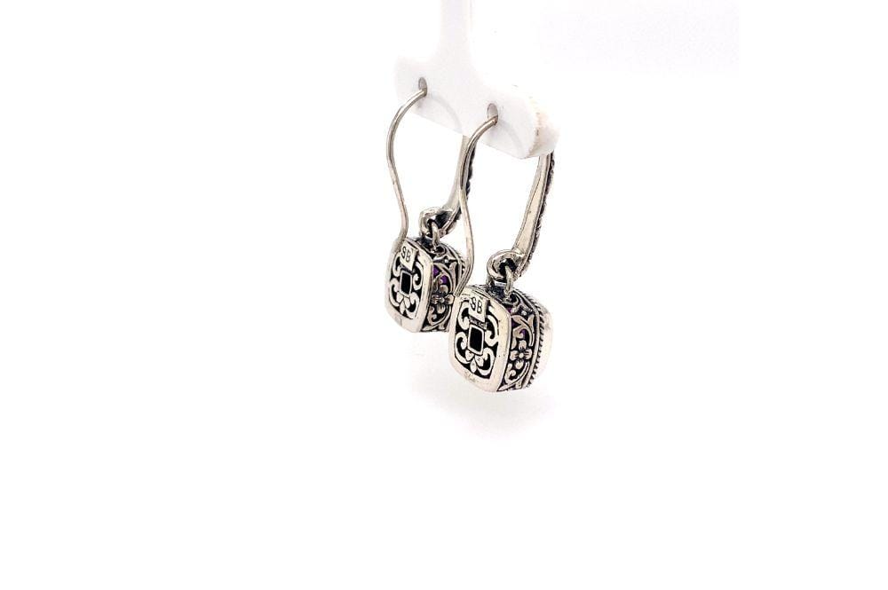 Honesty Earrings- Amethyst