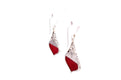 Ornate Earrings- Coral