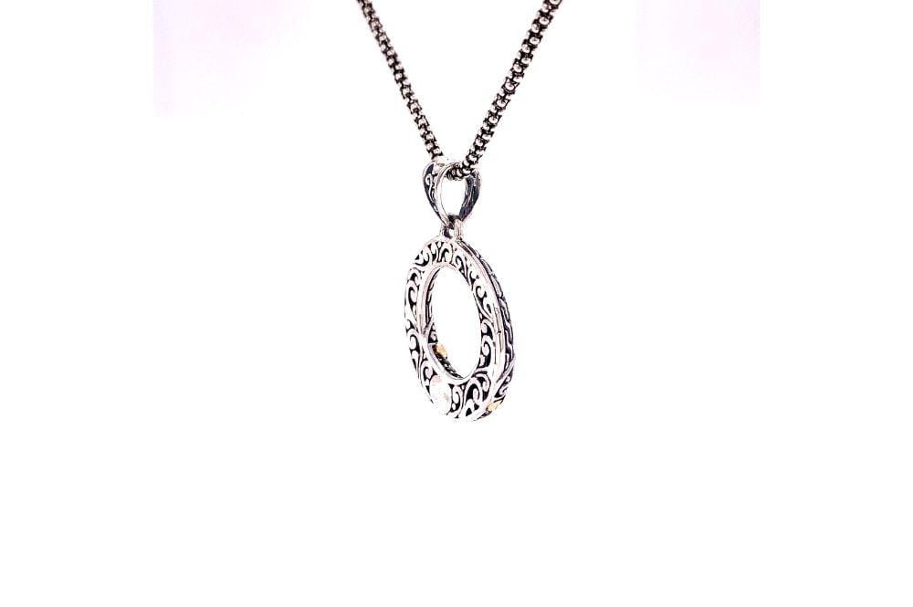 Ubud Pendant- Black Spinel