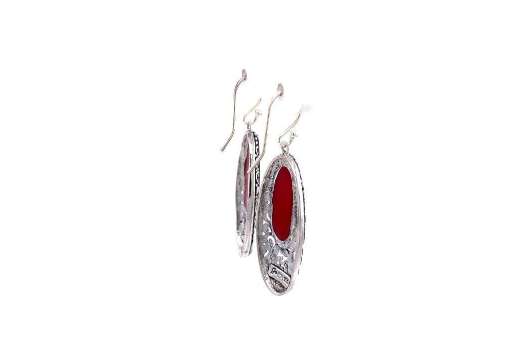 Bliss Earrings- Coral