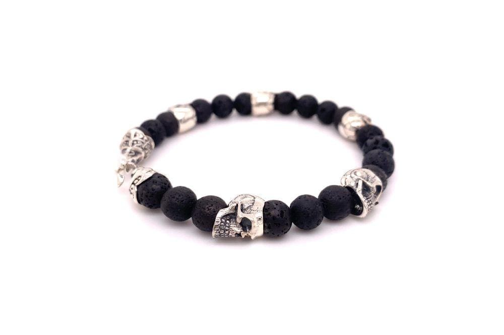 Skulls And Lava Bracelet